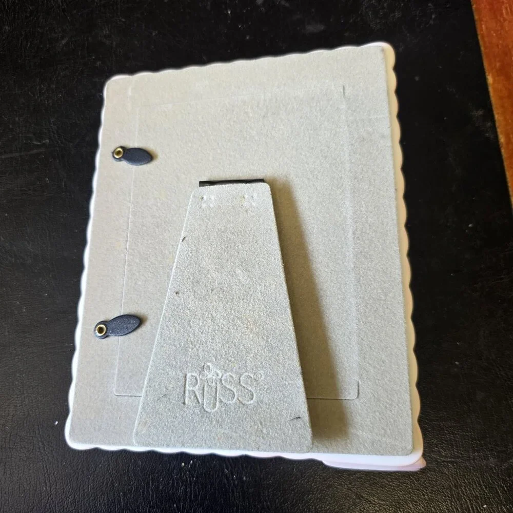 RUSS BABY'S BAPTISM, GIRL Picture Frame, Holds 3 1/2